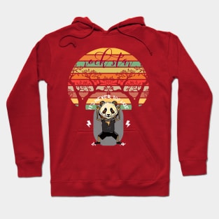 Rock Star Panda: It's Never Too Late Hoodie